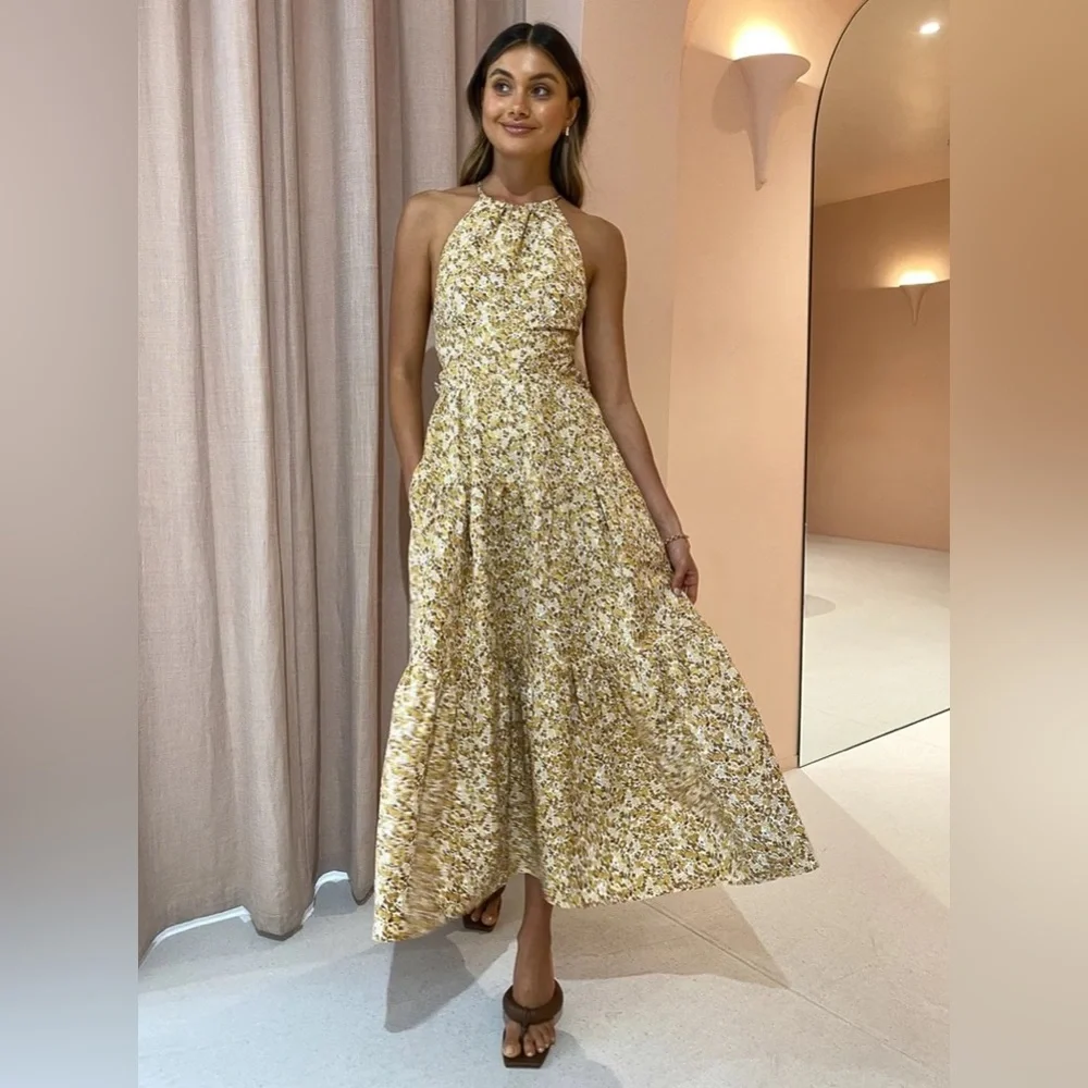 Shona Joy Orion Backless Midi Dress - Picture 2 of 6